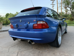 2000 BMW M Coupe in Estoril Blue Metallic over Estoril Blue & Black Nappa