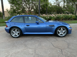 2000 BMW M Coupe in Estoril Blue Metallic over Estoril Blue & Black Nappa