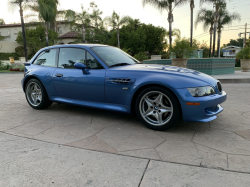 2000 BMW M Coupe in Estoril Blue Metallic over Estoril Blue & Black Nappa