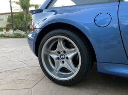 2000 BMW M Coupe in Estoril Blue Metallic over Estoril Blue & Black Nappa
