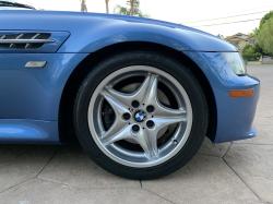 2000 BMW M Coupe in Estoril Blue Metallic over Estoril Blue & Black Nappa