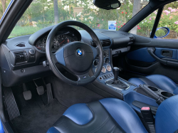 2000 BMW M Coupe in Estoril Blue Metallic over Estoril Blue & Black Nappa