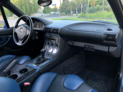 2000 BMW M Coupe in Estoril Blue Metallic over Estoril Blue & Black Nappa