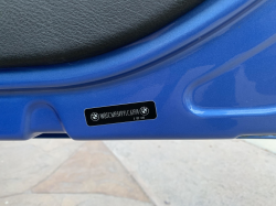 2000 BMW M Coupe in Estoril Blue Metallic over Estoril Blue & Black Nappa