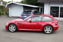 2000 BMW M Coupe in Imola Red 2 over Imola Red & Black Nappa