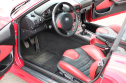 2000 BMW M Coupe in Imola Red 2 over Imola Red & Black Nappa