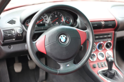 2000 BMW M Coupe in Imola Red 2 over Imola Red & Black Nappa