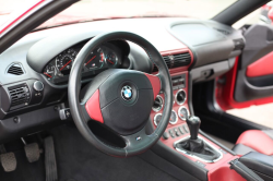 2000 BMW M Coupe in Imola Red 2 over Imola Red & Black Nappa