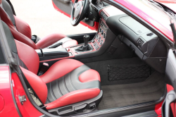 2000 BMW M Coupe in Imola Red 2 over Imola Red & Black Nappa