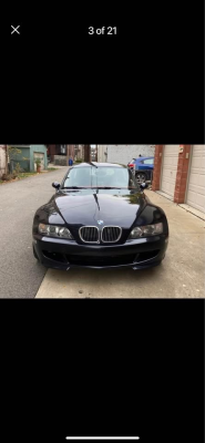 2000 BMW M Coupe in Cosmos Black Metallic over Kyalami Orange & Black Nappa