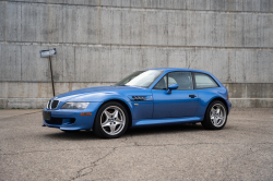 2000 BMW M Coupe in Estoril Blue Metallic over Estoril Blue & Black Nappa