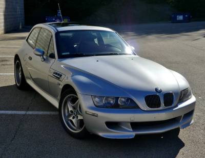 2000 BMW M Coupe in Titanium Silver Metallic over Black Nappa