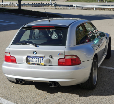 2000 BMW M Coupe in Titanium Silver Metallic over Black Nappa