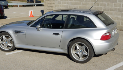 2000 BMW M Coupe in Titanium Silver Metallic over Black Nappa