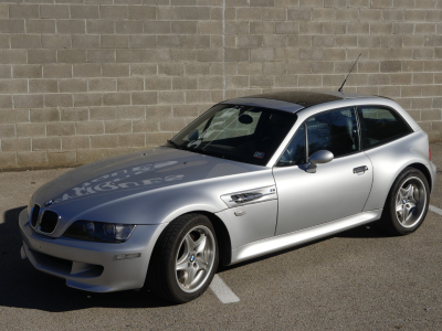 2000 BMW M Coupe in Titanium Silver Metallic over Black Nappa