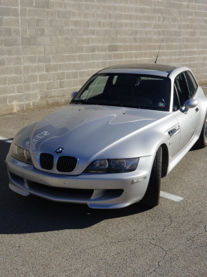 2000 BMW M Coupe in Titanium Silver Metallic over Black Nappa