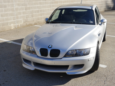 2000 BMW M Coupe in Titanium Silver Metallic over Black Nappa