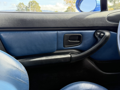 2000 BMW M Coupe in Estoril Blue Metallic over Estoril Blue & Black Nappa