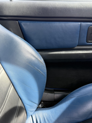 2000 BMW M Coupe in Estoril Blue Metallic over Estoril Blue & Black Nappa