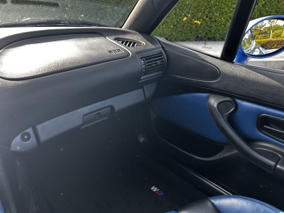 2000 BMW M Coupe in Estoril Blue Metallic over Estoril Blue & Black Nappa