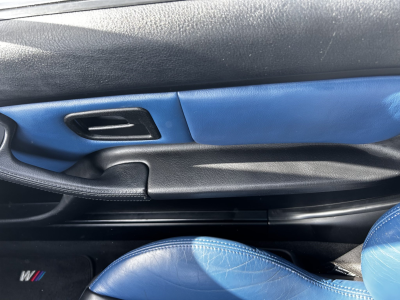 2000 BMW M Coupe in Estoril Blue Metallic over Estoril Blue & Black Nappa