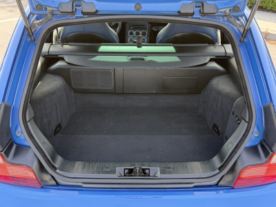 2000 BMW M Coupe in Estoril Blue Metallic over Estoril Blue & Black Nappa