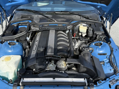 2000 BMW M Coupe in Estoril Blue Metallic over Estoril Blue & Black Nappa