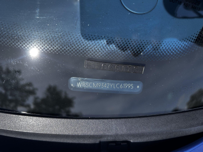 2000 BMW M Coupe in Estoril Blue Metallic over Estoril Blue & Black Nappa