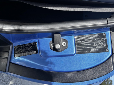 2000 BMW M Coupe in Estoril Blue Metallic over Estoril Blue & Black Nappa