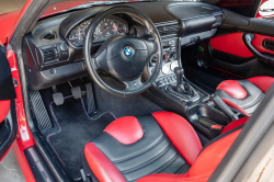 2000 BMW M Coupe in Imola Red 2 over Black Nappa