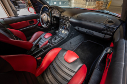 2000 BMW M Coupe in Imola Red 2 over Black Nappa