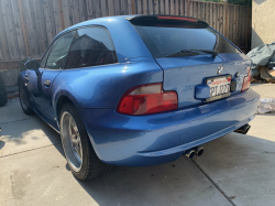 2000 BMW M Coupe in Estoril Blue Metallic over Dark Beige Oregon