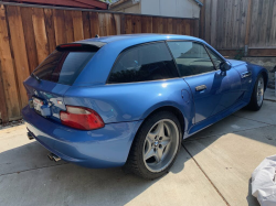 2000 BMW M Coupe in Estoril Blue Metallic over Dark Beige Oregon