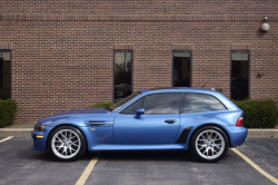 2000 BMW M Coupe in Estoril Blue Metallic over Dark Beige Oregon
