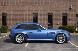 2000 BMW M Coupe in Estoril Blue Metallic over Dark Beige Oregon