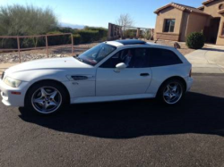 2000 BMW M Coupe in Alpine White 3 over Imola Red & Black Nappa