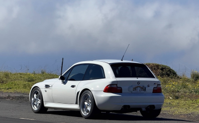 2000 BMW M Coupe in Alpine White 3 over Dark Beige Oregon