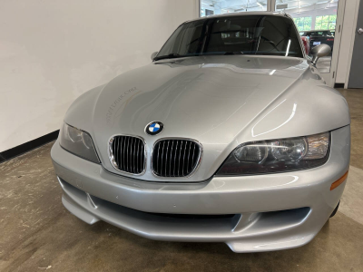 2000 BMW M Coupe in Titanium Silver Metallic over Estoril Blue & Black Nappa