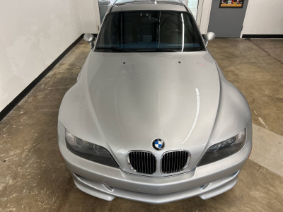 2000 BMW M Coupe in Titanium Silver Metallic over Estoril Blue & Black Nappa