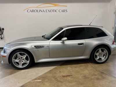 2000 BMW M Coupe in Titanium Silver Metallic over Estoril Blue & Black Nappa