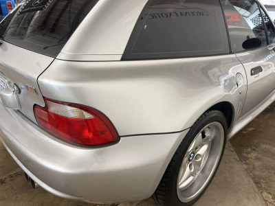 2000 BMW M Coupe in Titanium Silver Metallic over Estoril Blue & Black Nappa