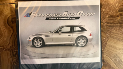 2000 BMW M Coupe in Titanium Silver Metallic over Black Nappa