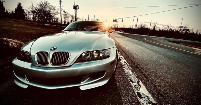 2000 BMW M Coupe in Titanium Silver Metallic over Black Nappa