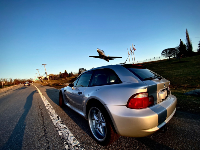 2000 BMW M Coupe in Titanium Silver Metallic over Black Nappa