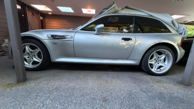 2000 BMW M Coupe in Titanium Silver Metallic over Black Nappa