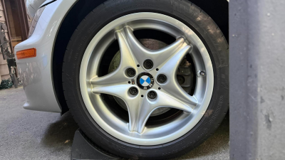 2000 BMW M Coupe in Titanium Silver Metallic over Black Nappa