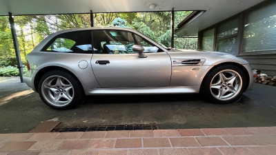 2000 BMW M Coupe in Titanium Silver Metallic over Black Nappa