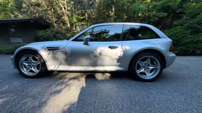 2000 BMW M Coupe in Titanium Silver Metallic over Black Nappa