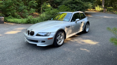2000 BMW M Coupe in Titanium Silver Metallic over Black Nappa