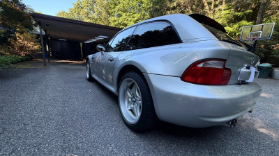 2000 BMW M Coupe in Titanium Silver Metallic over Black Nappa